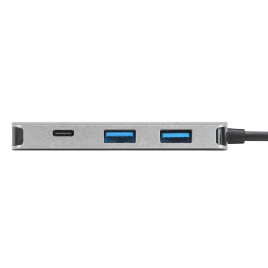 Targus ACH228 USB-C 2x USB-A+2x USB-C Argent