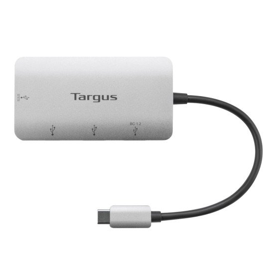 Targus ACH228 USB-C 2x USB-A+2x USB-C Argent
