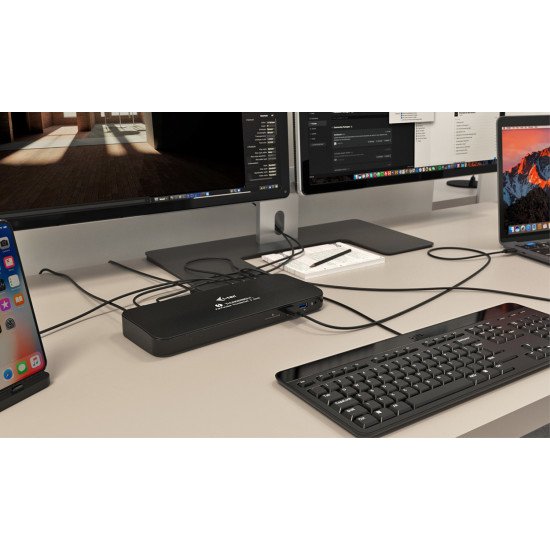 i-tec TB3HDMIPLUSXIT station d'accueil Avec fil Thunderbolt 3 Noir