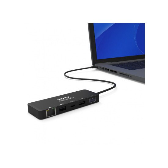 Port Designs 901909 station d'accueil USB 3.2 Gen 1 (3.1 Gen 1) Type-C Noir