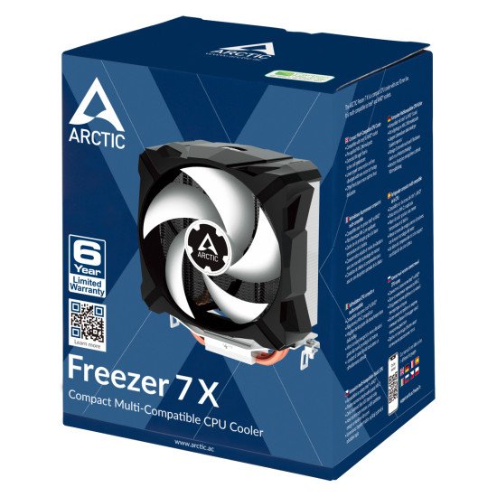 ARCTIC Freezer 7 X Processeur Kit de refroidissement 9,2 cm 1 pièce(s) Aluminium, Noir, Blanc