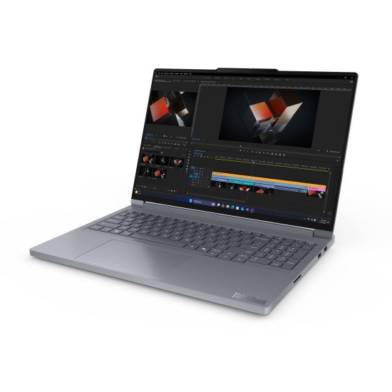 Lenovo ThinkBook 16p G6 ADR AMD Ryzen™ 9 8940HX Ordinateur portable 40,6 cm (16") WQXGA 32 Go DDR5-SDRAM 1 To SSD NVIDIA GeForce RTX 5060 Wi-Fi 7 (802.11be) Windows 11 Pro Belge Gris
