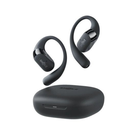 SHOKZ OpenFit 2+ Écouteurs Sans fil Crochets auriculaires, Ecouteurs Appels/Musique Bluetooth Noir SHOKZ OpenFit 2+ Écouteurs Sans fil Crochets auriculaires, Ecouteurs Appels/Musique Bluetooth Noir