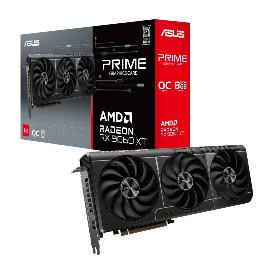 ASUS Prime -RX9060XT-O8G AMD Radeon RX 9060 XT 8 Go GDDR6
