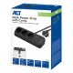 ACT Multiprise de bureau avec 3 prises de type F, alimentation électrique de 30 W, ports USB Type-C/A, longueur de câble 1,5 mètre