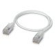 Ubiquiti UACC-Cable-Patch-EL-C6A-0.3M-W câble de réseau Translucide, Blanc 0,3 m Cat6a Ubiquiti UACC-Cable-Patch-EL-C6A-0.3M-W câble de réseau Translucide, Blanc 0,3 m Cat6a