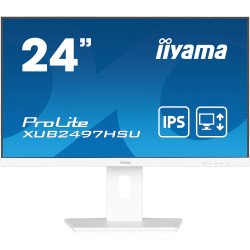 iiyama ProLite XUB2497HSU-W2 écran PC 60,5 cm (23.8") 1920 x 1080 pixels Full HD LED Blanc