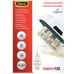 Fellowes Pochettes ImageLast A4 125 microns - Paquet de 25 Fellowes Pochettes ImageLast A4 125 microns - Paquet de 25