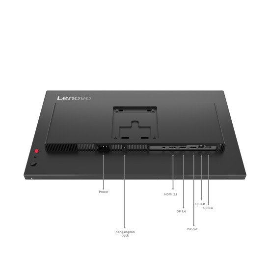 Lenovo ThinkVision P24Q-40 écran PC 60,5 cm (23.8") 2560 x 1440 pixels Quad HD LCD Noir