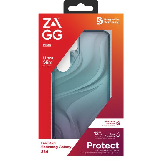 ZAGG Milan Galaxy S24 Deep Aurora coque de protection pour téléphones portables