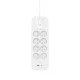 Belkin SRB003CA2M protection surtension Blanc 8 sortie(s) CA 2 m