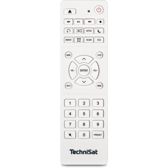 TechniSat 370 CD BT Personnel Analogique et numérique Blanc