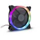 Inter-Tech Argus RS-051 RGB Ventilateur Boitier PC 12 cm Noir