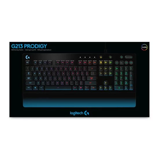 Logitech G213 Prodigy Clavier gaming RVB QWERTY Int