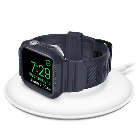 Spigen ACS00819 accessoire pour smartwatch Emplacement Charbon de bois Polyuréthane thermoplastique (TPU)