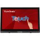 Viewsonic TD1630-3 écran PC 39,6 cm (15.6") 1366 x 768 pixels HD LCD Écran tactile Multi-utilisateur Noir