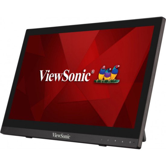 Viewsonic TD1630-3 écran PC 39,6 cm (15.6") 1366 x 768 pixels HD LCD Écran tactile Multi-utilisateur Noir