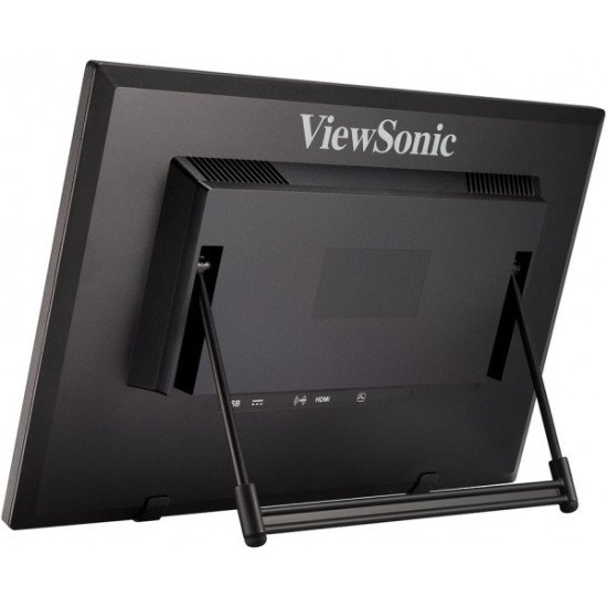 Viewsonic TD1630-3 écran PC 39,6 cm (15.6") 1366 x 768 pixels HD LCD Écran tactile Multi-utilisateur Noir