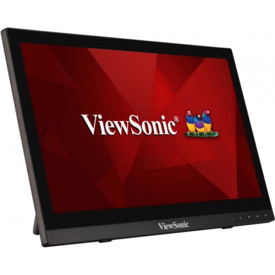 Viewsonic TD1630-3 écran PC 39,6 cm (15.6") 1366 x 768 pixels HD LCD Écran tactile Multi-utilisateur Noir