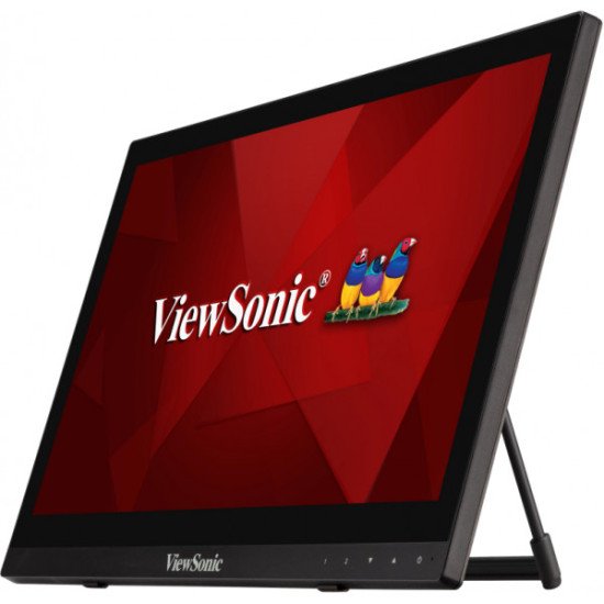 Viewsonic TD1630-3 écran PC 39,6 cm (15.6") 1366 x 768 pixels HD LCD Écran tactile Multi-utilisateur Noir