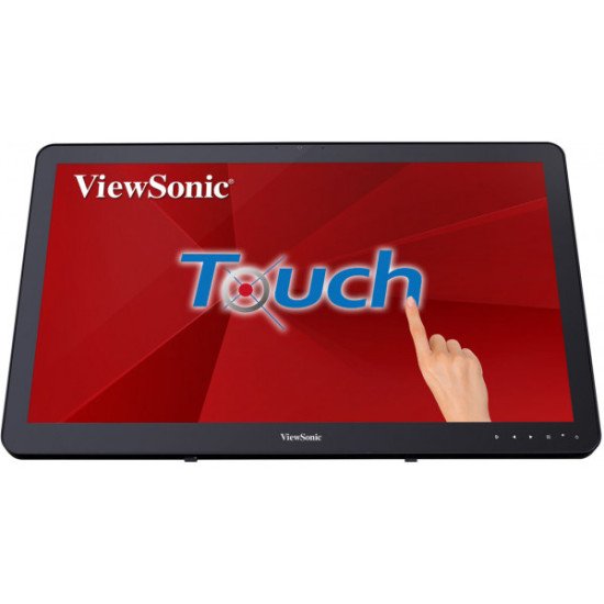 Viewsonic TD2430 moniteur à écran tactile 59,9 cm (23.6") 1920 x 1080 pixels Plusieurs pressions Multi-utilisateur Noir