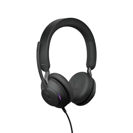 Jabra Evolve2 40 SE Casque Avec fil Arceau Appels/Musique USB Type-A Noir Jabra Evolve2 40 SE Casque Avec fil Arceau Appels/Musique USB Type-A Noir