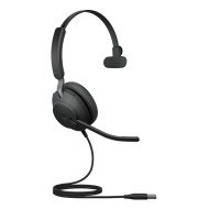 Jabra Evolve2 40, MS Mono Casque Arceau Noir