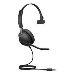 Jabra Evolve2 40, MS Mono Casque Arceau Noir