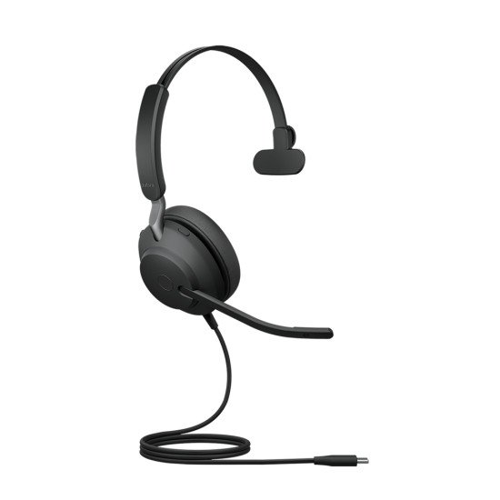 Jabra Evolve2 40, UC Mono Casque Arceau Noir
