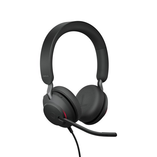 Jabra Evolve2 40 SE Casque Avec fil Arceau Appels/Musique USB Type-A Noir