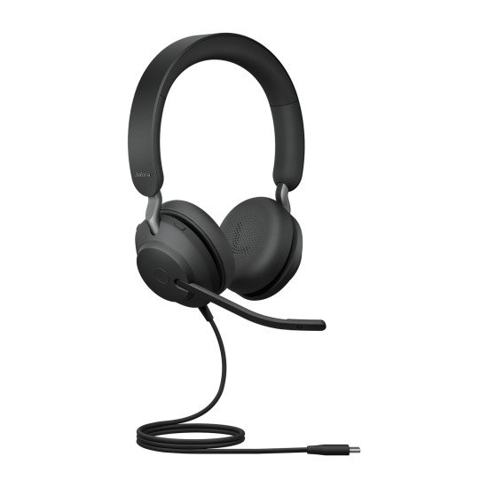 Jabra Evolve2 40 SE Casque Avec fil Arceau Appels/Musique USB Type-C Noir
