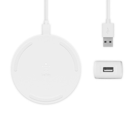 Belkin WIA001BTWH chargeur d'appareils mobiles Blanc Auto