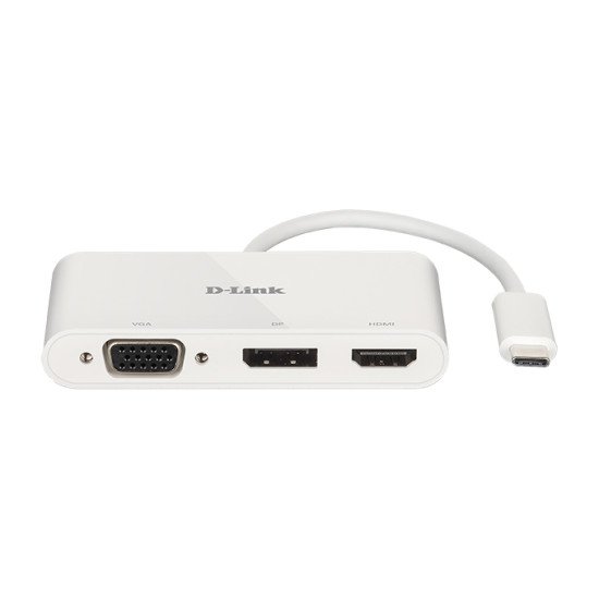 D-Link DUB-V310 station d'accueil Avec fil USB 3.2 Gen 1 (3.1 Gen 1) Type-C Blanc