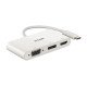 D-Link DUB-V310 station d'accueil Avec fil USB 3.2 Gen 1 (3.1 Gen 1) Type-C Blanc