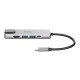 D-Link DUB-M520 station d'accueil Avec fil USB 3.2 Gen 1 (3.1 Gen 1) Type-C Aluminium, Noir