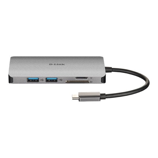 D-Link DUB-M810 station d'accueil Avec fil Thunderbolt 3 Argent