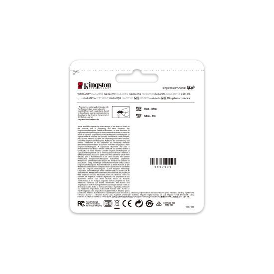 Kingston Canvas Go! Plus carte mémoire 128 Go MicroSD Classe 10 UHS-I