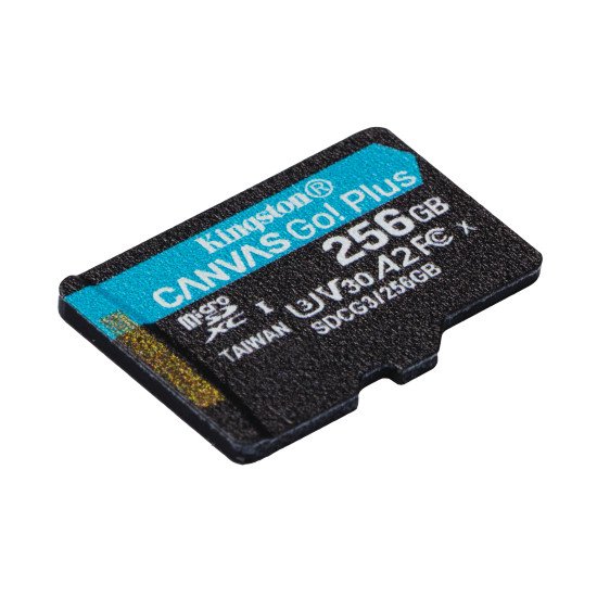 Kingston Technology Canvas Go! Plus mémoire flash 256 Go MicroSD Classe 10 UHS-I