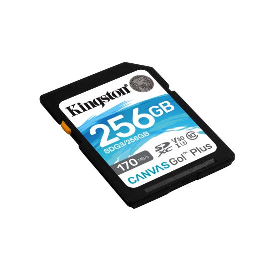 Kingston Technology Canvas Go! Plus mémoire flash 256 Go SD Classe 10 UHS-I