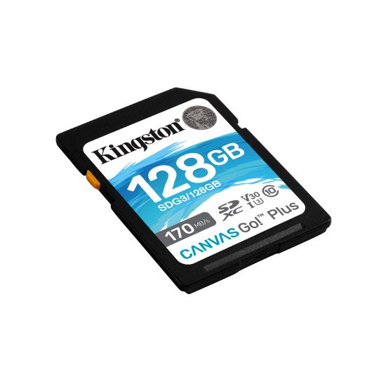 Kingston Technology Canvas Go! Plus mémoire flash 128 Go SD Classe 10 UHS-I