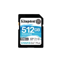 Kingston Technology Canvas Go! Plus mémoire flash 512 Go SD UHS-I Classe 10 Kingston Technology Canvas Go! Plus mémoire flash 512 Go SD UHS-I Classe 10