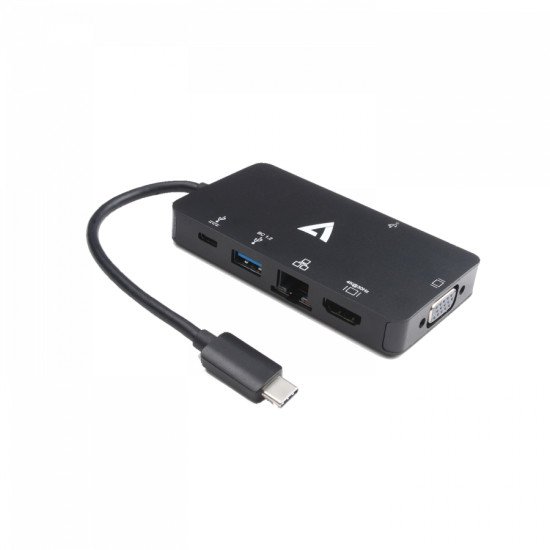 V7 CA06363 adaptateur graphique USB 3840 x 2160 pixels Noir