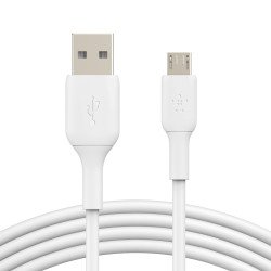 Belkin BOOST↑CHARGE câble USB 1 m USB A Micro-USB B Blanc Belkin BOOST↑CHARGE câble USB 1 m USB A Micro-USB B Blanc