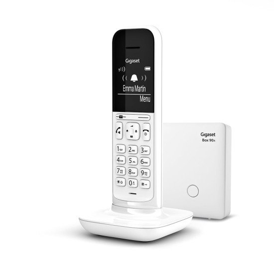Gigaset CL390A Téléphone analog/dect Blanc
