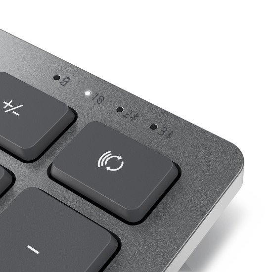 DELL KM7120W clavier Souris incluse RF sans fil + Bluetooth QWERTZ Suisse Gris, Titane DELL KM7120W clavier Souris incluse RF sans fil + Bluetooth QWERTZ Suisse Gris, Titane