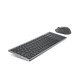 DELL KM7120W clavier Souris incluse RF sans fil + Bluetooth QWERTZ Suisse Gris, Titane DELL KM7120W clavier Souris incluse RF sans fil + Bluetooth QWERTZ Suisse Gris, Titane