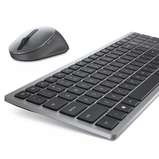 DELL KM7120W clavier RF sans fil + Bluetooth QWERTY Belge Gris, Titane DELL KM7120W clavier RF sans fil + Bluetooth QWERTY Belge Gris, Titane