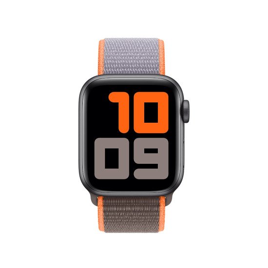 Apple MXMM2ZM/A accessoire intelligent à porter sur soi Bande Marron, Gris, Orange Nylon