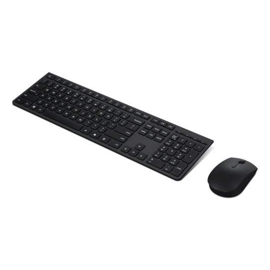 Lenovo 4X31R64346 clavier Souris incluse maison/bureau RF sans fil + Bluetooth QWERTY Français, Allemand, Suisse Gris