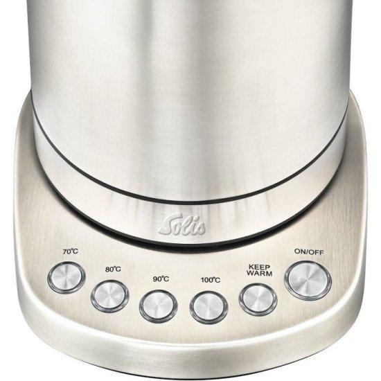 Solis Vario Temp Kettle bouilloire 1,7 L 2200 W Acier inoxydable